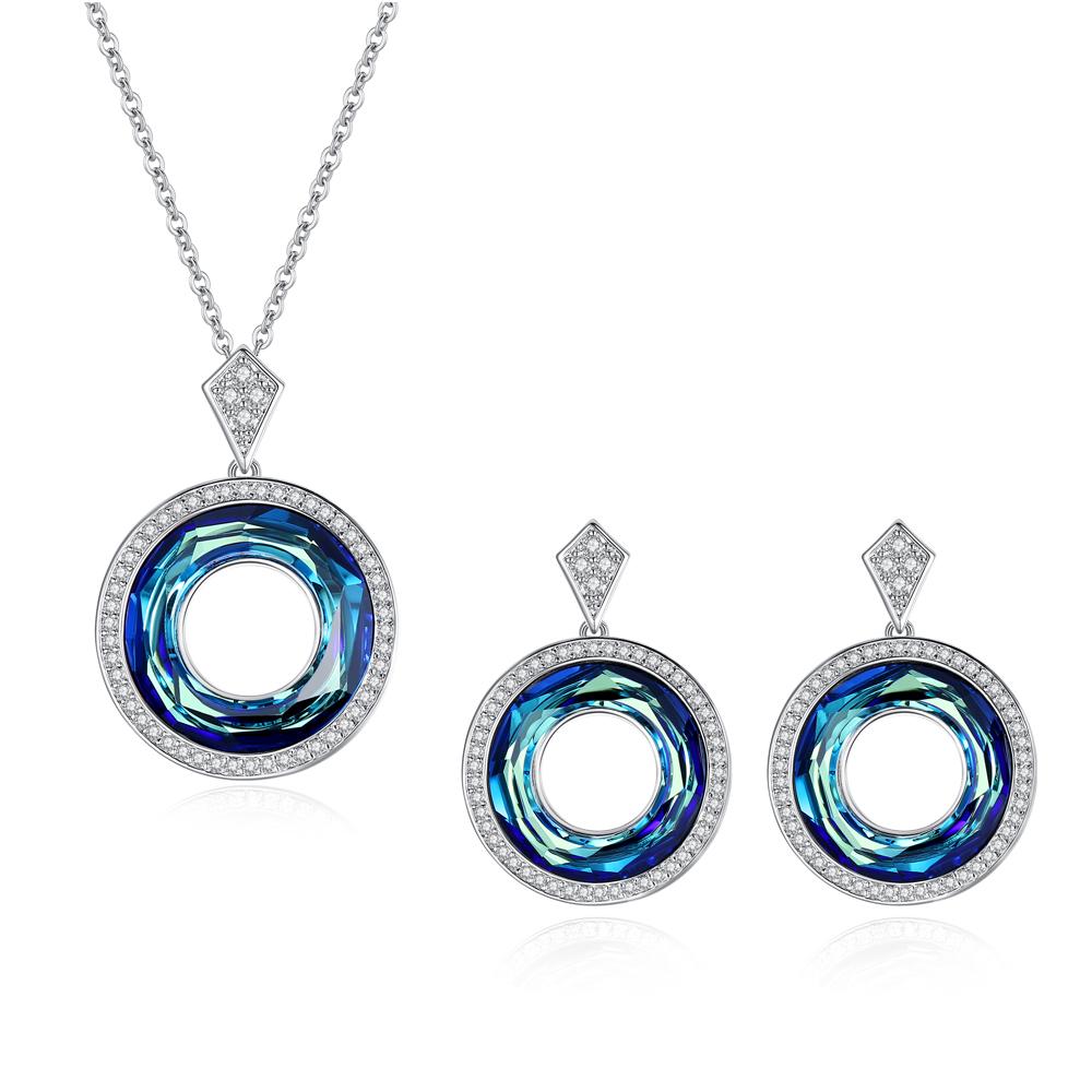 Diamond ring and hot sale necklace set