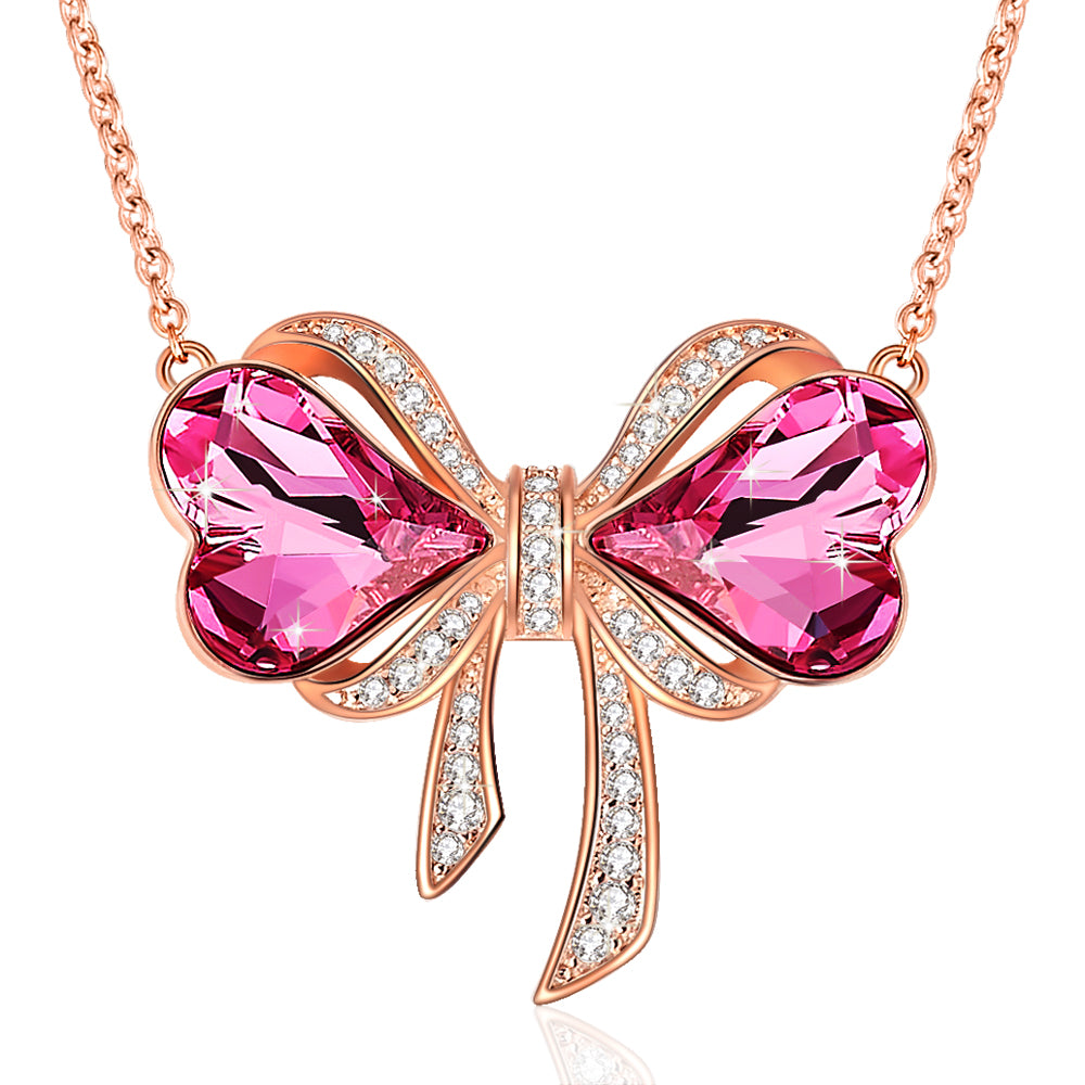 Swarovski pink hot sale heart pendant