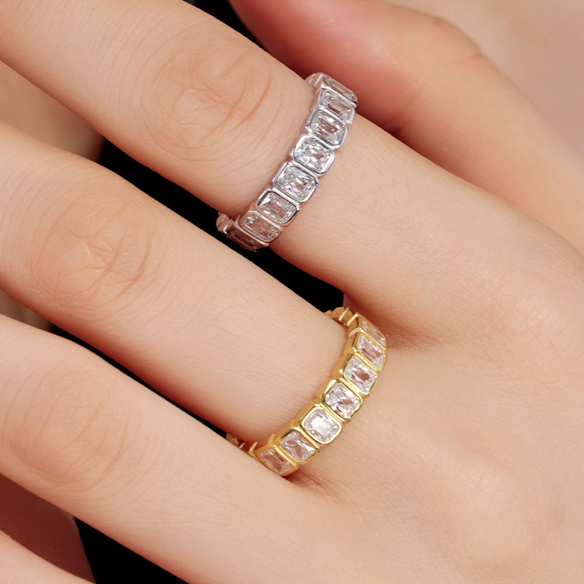 Luxury Square Zirconia Ring Women