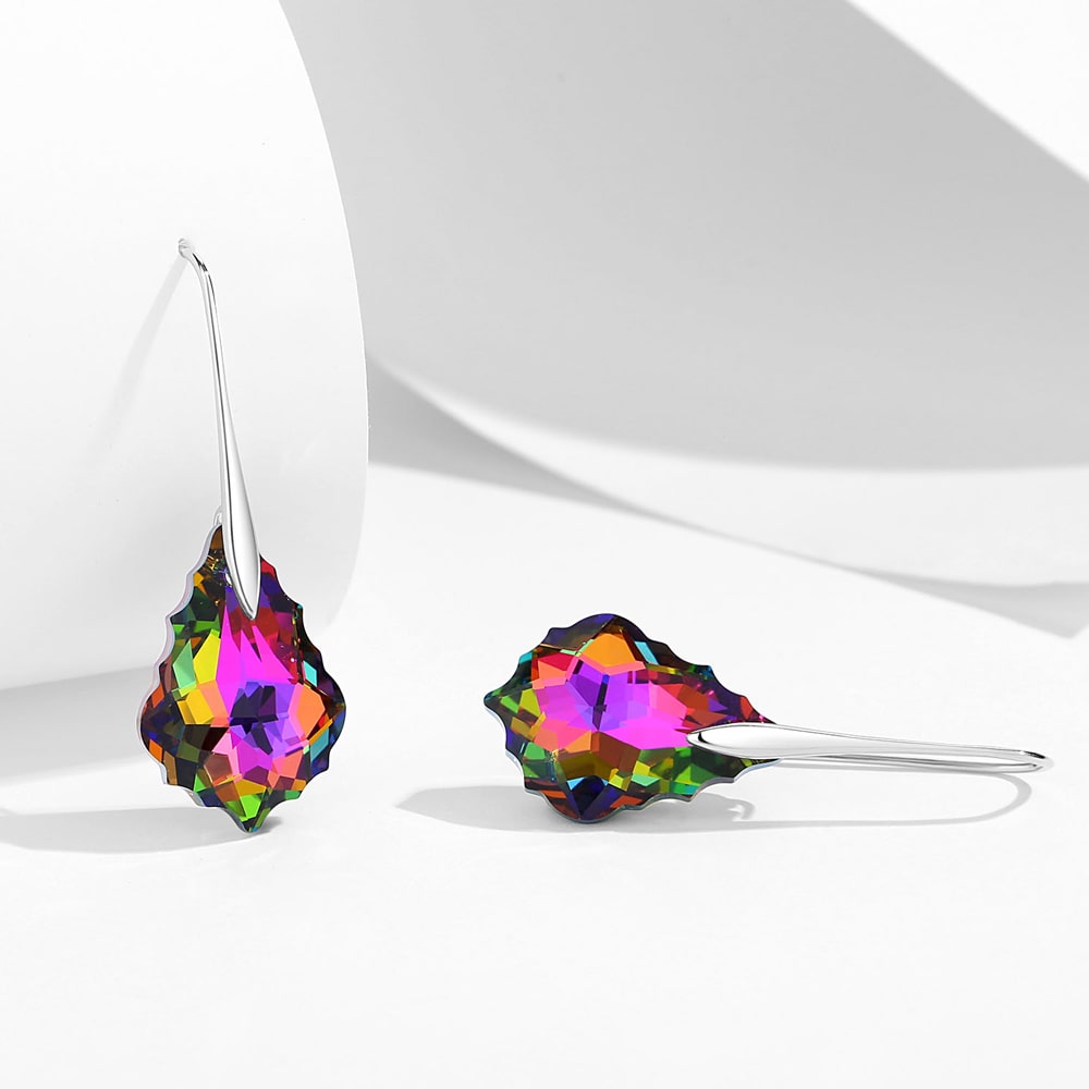 Baroque Crystal Drop Earrings Jewelry