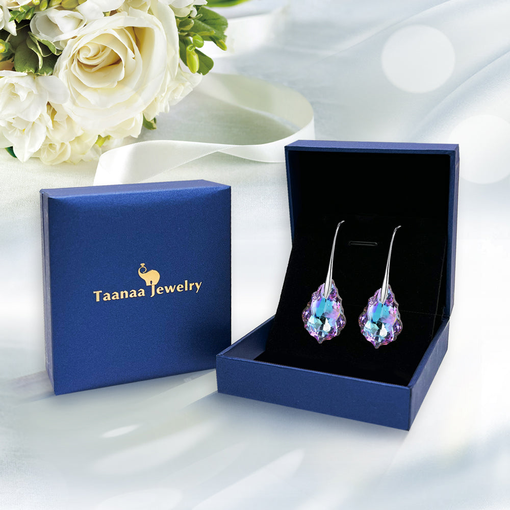 Baroque Crystal Drop Earrings Jewelry