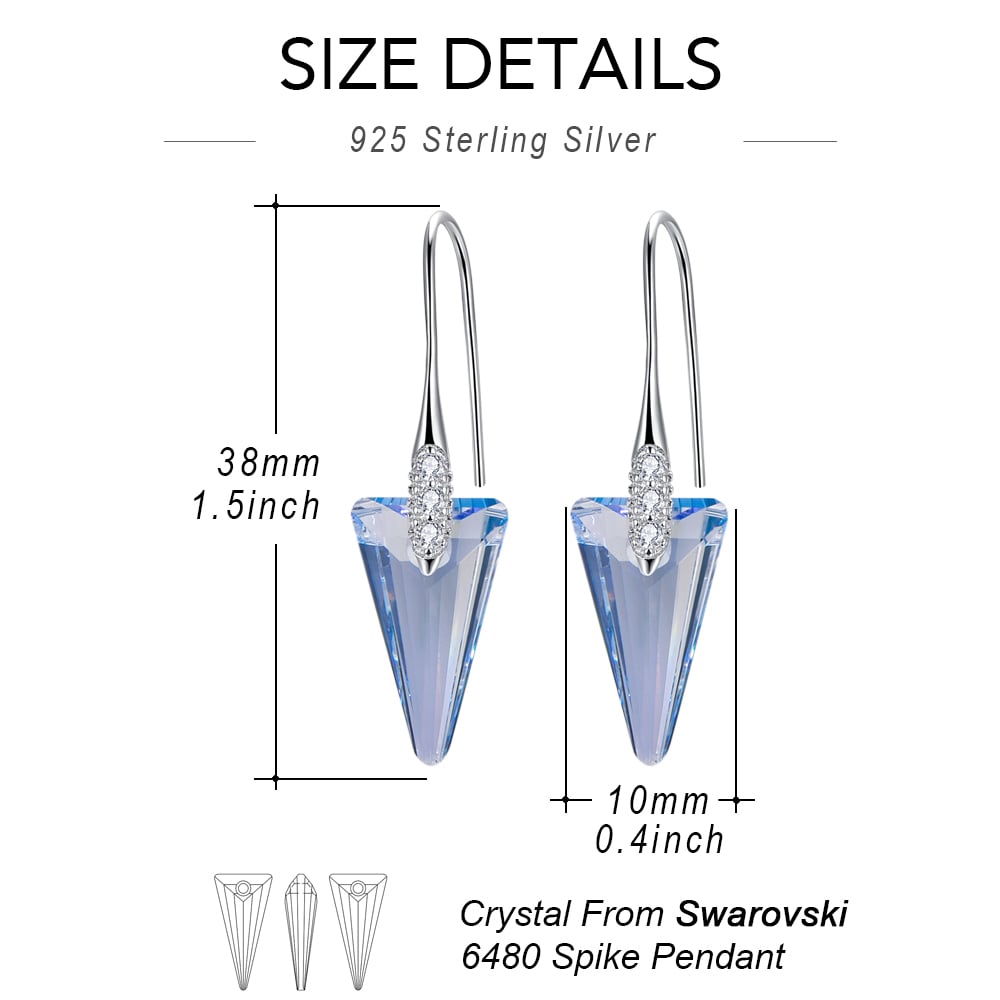 Spike Crystal Earrings Women