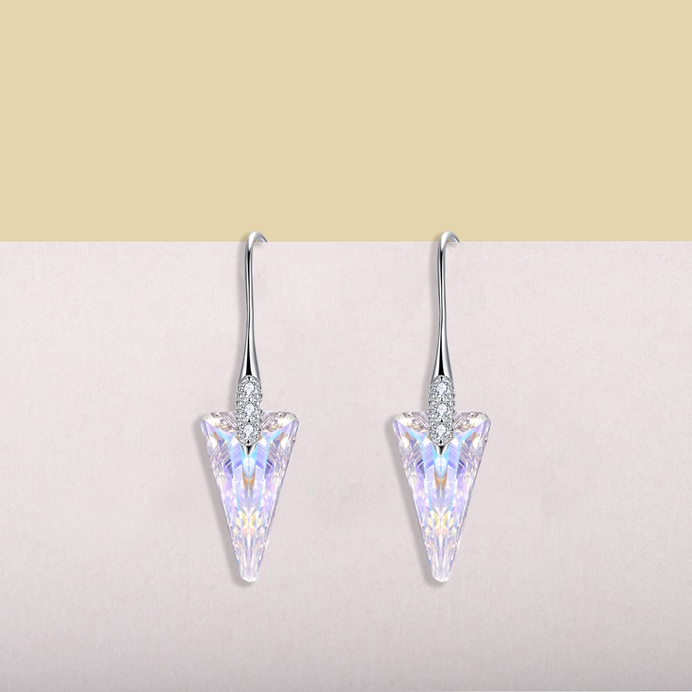 Spike Crystal Earrings Women