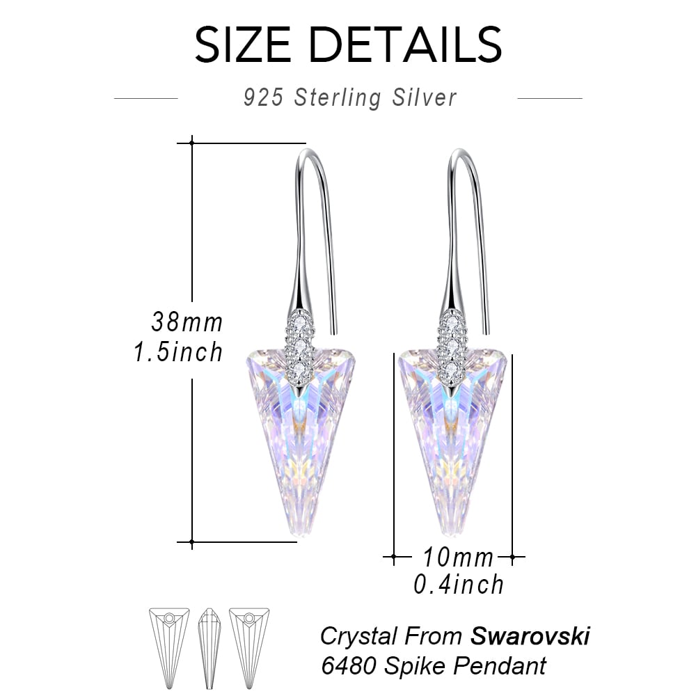 Spike Crystal Earrings Women