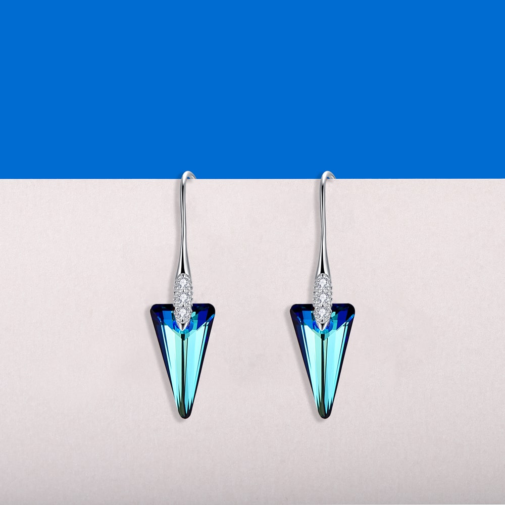 Spike Crystal Earrings Women