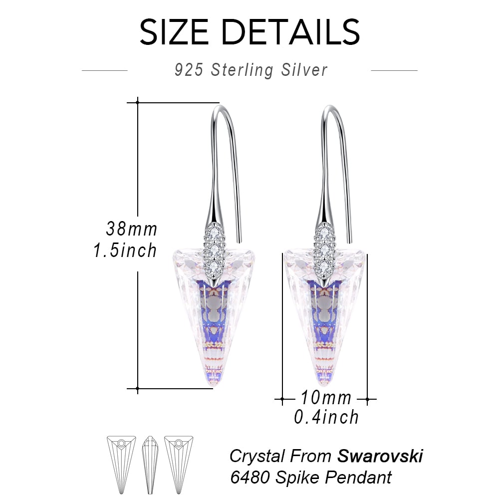 Spike Crystal Earrings Women