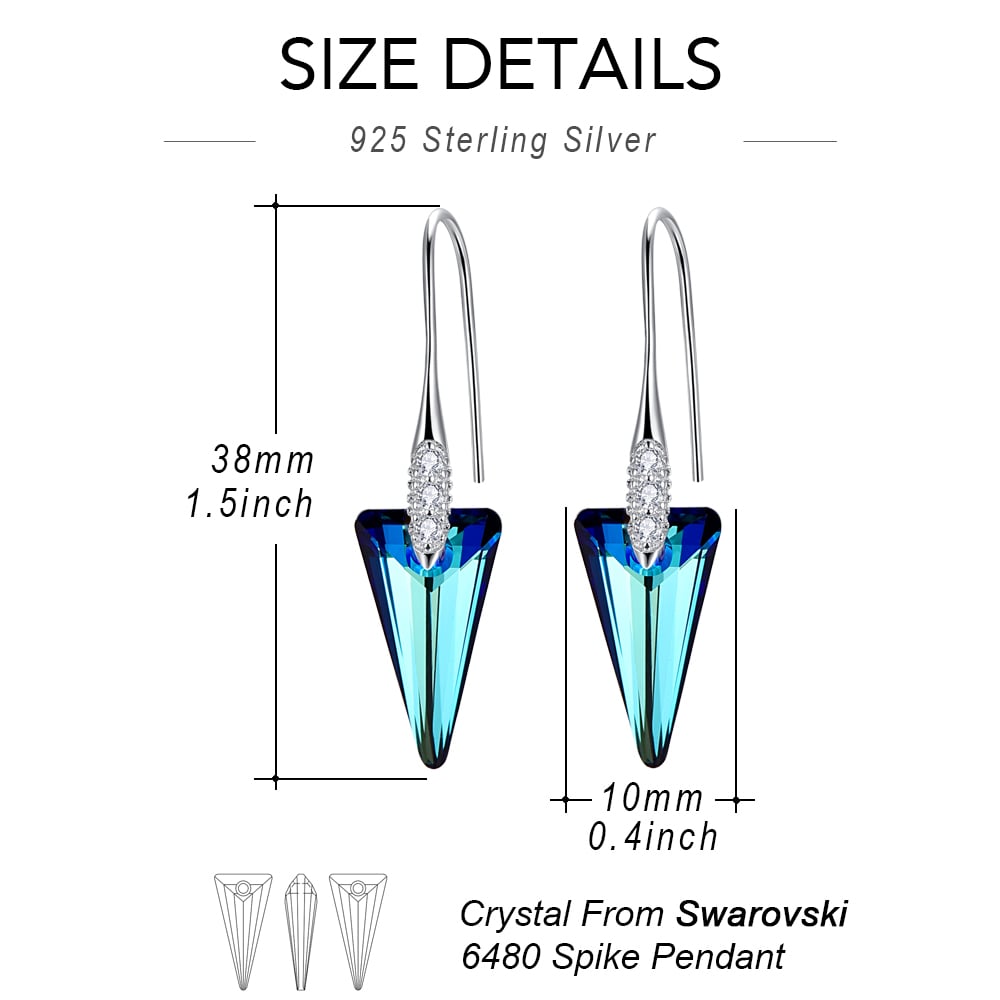 Spike Crystal Earrings Women