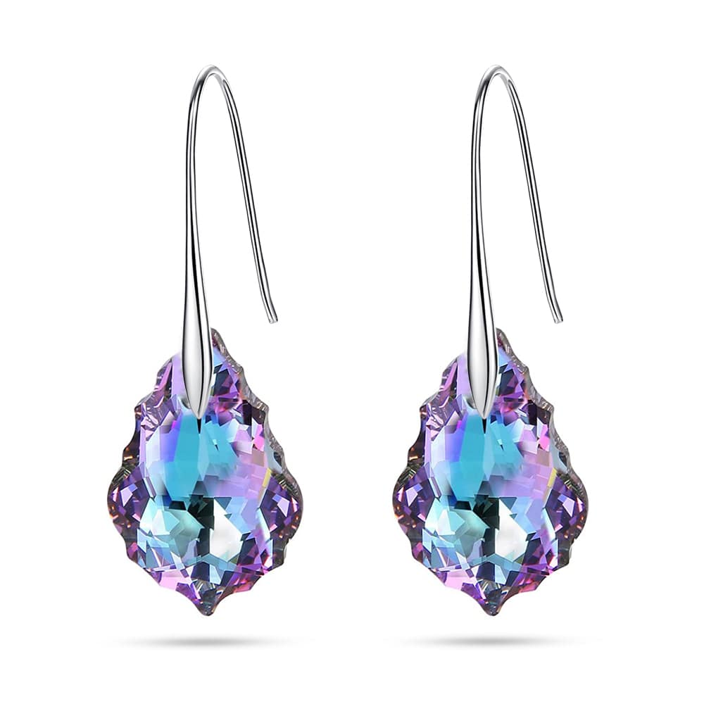 Baroque Crystal Drop Earrings Jewelry