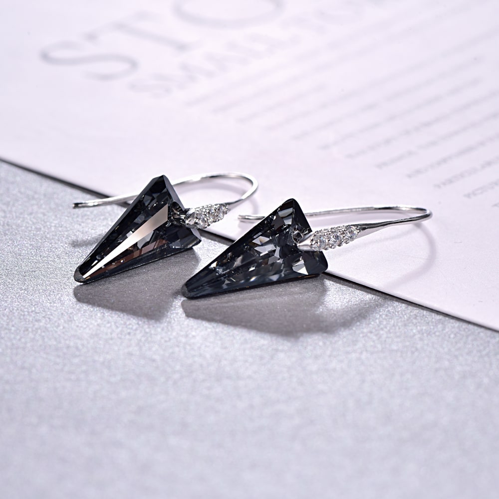 Spike Crystal Earrings Women