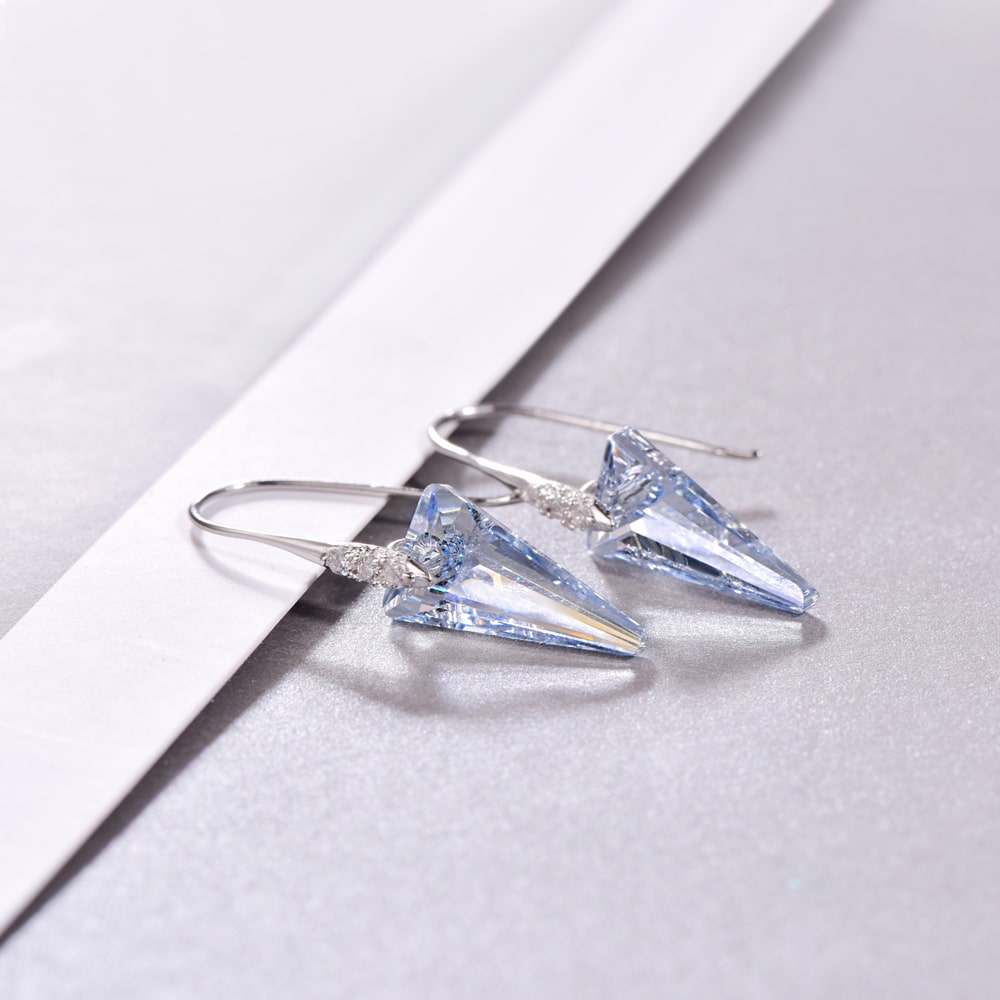 Spike Crystal Earrings Women