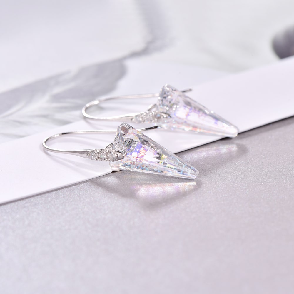 Spike Crystal Earrings Women