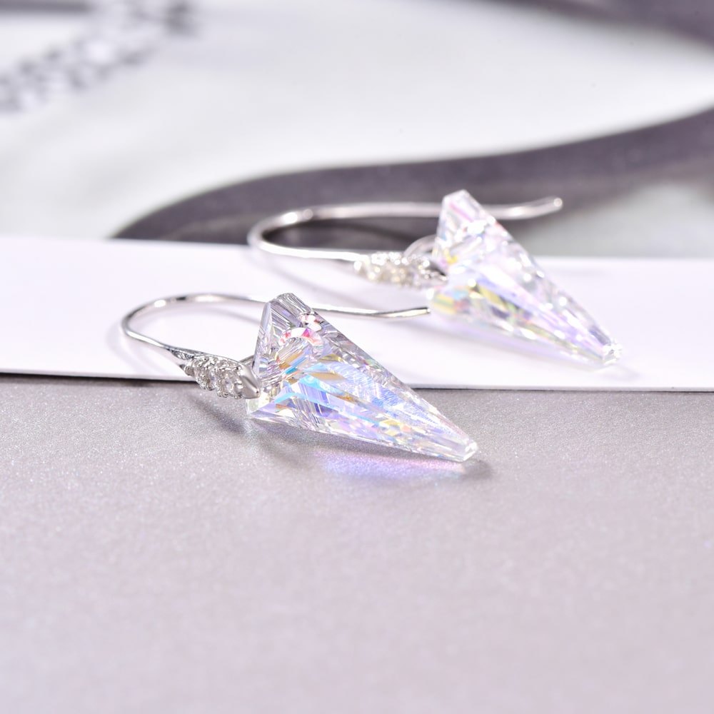 Spike Crystal Earrings Women