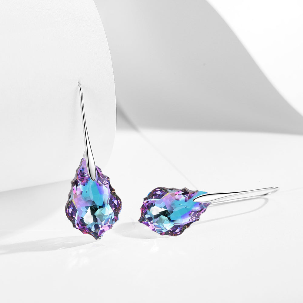 Baroque Crystal Drop Earrings Jewelry