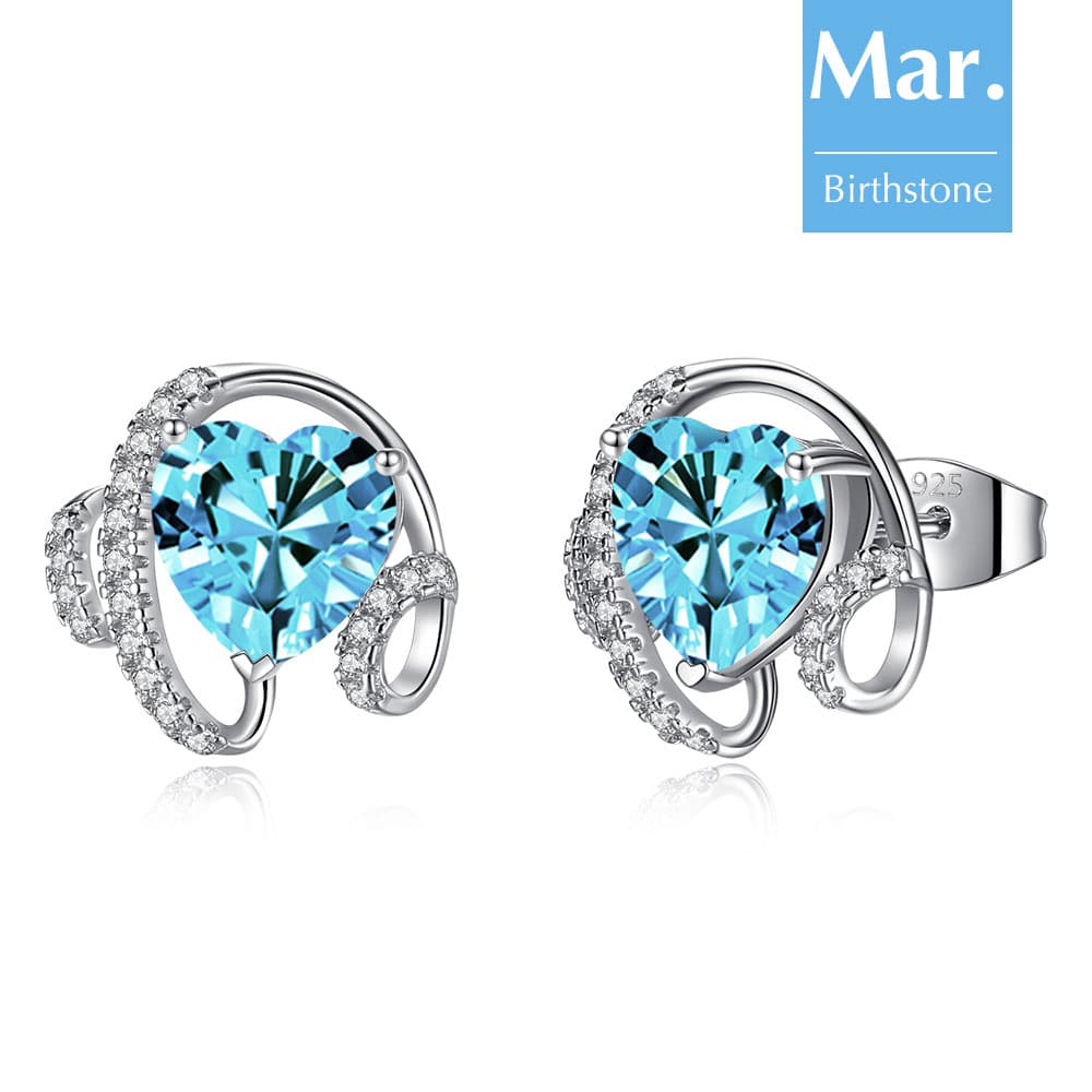 Womens birthstone earrings deals