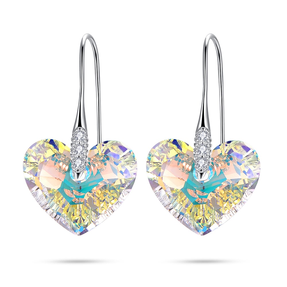 Boucles d'oreilles en cristal "Amour sans fin" 